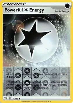 Powerful Colorless Energy 176/189 REVERSE HOLO Darkness Ablaze NM - Image 1