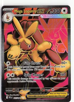 Mega Lopunny EX 115/094 Phantasmal Flames Super Rare Pokemon NM - Image 1
