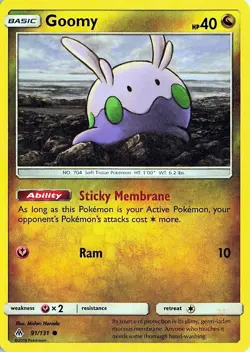 Goomy 91/131 Forbidden Light Pokemon NM - Image 1