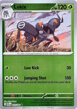 Lokix 010/094 REVERSE HOLO Phantasmal Flames NM - Image 1
