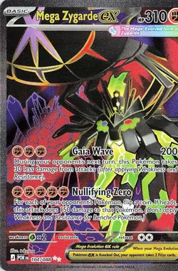Mega Zygarde ex 104/088 HOLO Perfect Order NM - Image 1