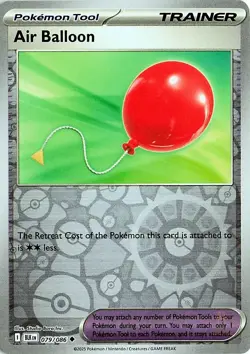Air Balloon 079/086 Reverse HOLO Foil SV: Black Bolt NM - Image 1
