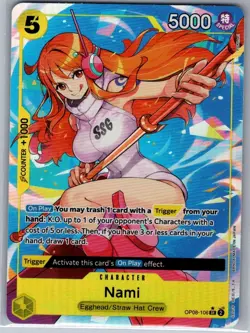 Nami (Alt Art) OP08-106 English Two Legends - One Piece Card - NM - Image 1