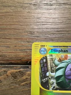 Donphan 7/147 Aquapolis Reverse Holo Rare Pokemon Card 2002. NM - Image 3