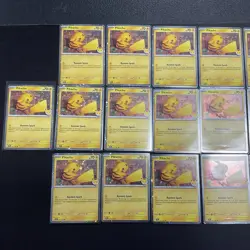 Lot of 22 Pikachu 051/162 2026 Pokemon Day 30th Anniversary Promo Card- 5 Swirls - Image 2