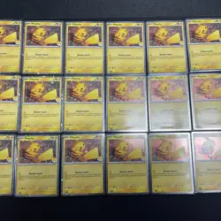 Lot of 22 Pikachu 051/162 2026 Pokemon Day 30th Anniversary Promo Card- 5 Swirls - Image 3