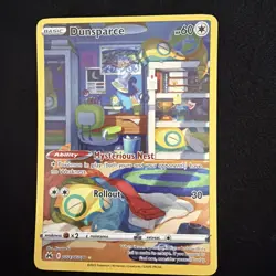 Pokemon Card Dunsparce GG23/GG70 Crown Zenith Illustration Rare NM - Image 1