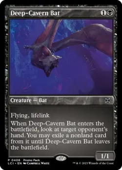 Deep-Cavern Bat -Foil Light Play MTG Promo Pack: The Lost Caverns of Ixalan - Image 1