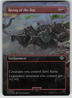 Rising of the Day (Borderless) Foil The Lord of the Rings 427 MTG NM - Image 1