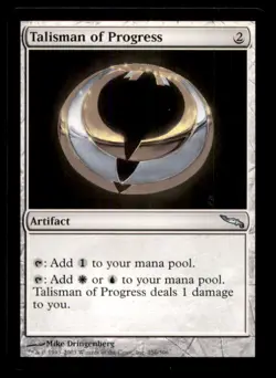 Talisman of Progress LP Light Play Mirrodin MTG [7770] - Image 1