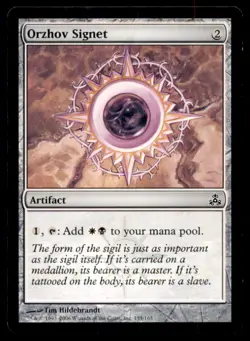Orzhov Signet LP Light Play Guildpact MTG [7487] - Image 1