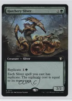 Extended Art - Hatchery Sliver Magic: Commander Masters CMM #0771 - Image 1