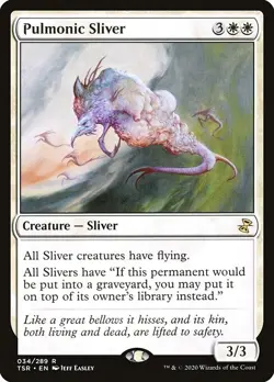 Pulmonic Sliver NonFoil Time Spiral Remastered 34 NM MTG - Image 1