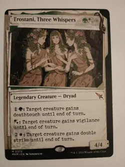 Trostani, Three Whispers Showcase NM/M Magic the Gathering Karlov Manor MTG - Image 1