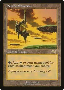 Serra's Sanctum Urza's Saga MTG - Image 1