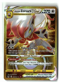 Hisuian Zoroark VSTAR ⭐ 213/196 Holo Secret Rare Lost Origin 2022 Pokemon NM - Image 1