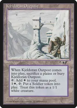 Kjeldoran Outpost Alliances NM Land Rare MAGIC THE GATHERING MTG CARD ABUGames - Image 1