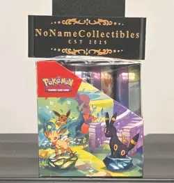 Pokemon Scarlet & Violet Prismatic Evolutions Mini Tin 8 Tin Display New - Image 3