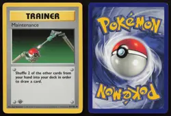 Maintenance 83/102 1st Edition Uncommon Base Set Shadowless Pokemon English NM - Image 3