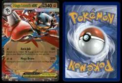 MEGA LUCARIO EX 077/132 DOUBLE RARE MEGA EVOLUTION POKEMON NM - Image 1