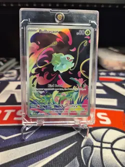 Pokemon Bulbasaur 133/132 Me01: Mega Evolution Illustration Rare Full Art Holo - Image 1