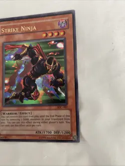 Yugioh Strike Ninja IOC-007 Ultra Rare Original Print LP-NM - Image 3