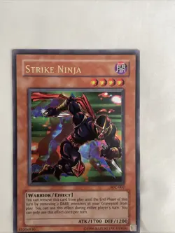 Yugioh Strike Ninja IOC-007 Ultra Rare Original Print LP-NM - Image 4