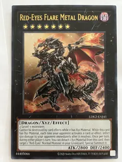 Red-Eyes Flare Metal Dragon LDK2-ENJ41 Legendary Decks II Unlimited - Image 1
