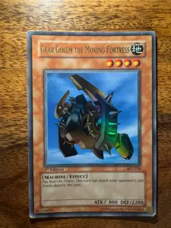 Yugioh Gear Golem The Moving Fortress - AST-018 - 1st Edition Holo LP - Image 1