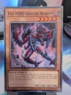 YuGiOh! Evil HERO Sinister Necrom OP27-EN017 - Image 1