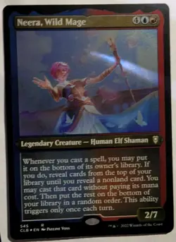 Neera, Wild Mage (Foil Etched) Commander Legends: Battle for Baldur's Gate - MTG - Image 1