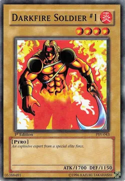 Darkfire Soldier #1 PSV-043 1st Edition - LP - Image 1
