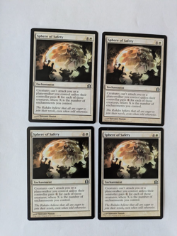 4 Sphere of Safety Return to Ravnica MTG NM Free shipping with tracking - Image 1