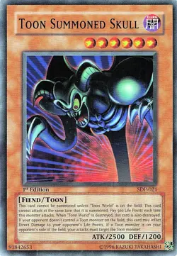 Toon Summoned Skull SDP-021 1st Edition - LP - Image 1