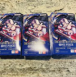 LOT OF 20 One Piece TCG The Azure Sea’s Seven OP-14 Sleeved Booster Pack Sealed - Image 2