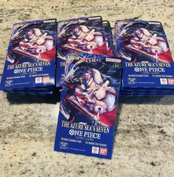 LOT OF 20 One Piece TCG The Azure Sea’s Seven OP-14 Sleeved Booster Pack Sealed - Image 3