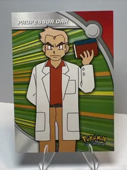Professor Oak 2000 Pokemon Topps #HV12 Series 3 Heroes & Villains Card - Image 1
