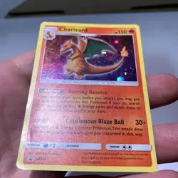 Pokemon TCG Sun & Moon Charizard SM226 Black Star Promo Holo Card Heavily Played - Image 4