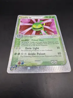 Pokemon Cradily ex 2004 EX Sandstorm 90/95 Holo Rare Card TCG English - Image 1