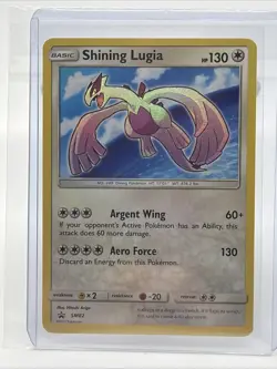 Pokemon TCG Shining Lugia SM82 Promo Holo Card Near Mint Condition - Image 1
