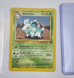 Nidorina 40/64 Jungle Vintage WOTC Pokemon Cards - Image 1