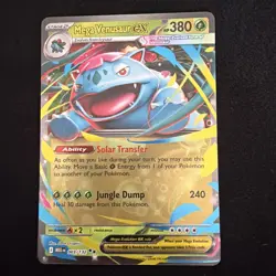 Pokemon Card Mega Venusaur EX 003/132 Double Rare Mega Evolution Base Set NM - Image 1