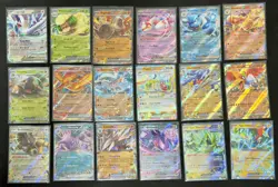 Pokemon Holo EX Card Lot of 18, English (As Pictured), SV, ME, NM, Unplayed - Image 1