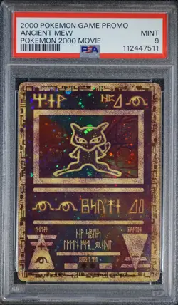 Pokemon Ancient Mew 2000 PSA 9 MINT Game Movie Promo Pokemon Card - Image 1