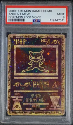 Pokemon Ancient Mew 2000 PSA 9 MINT Game Movie Promo Pokemon Card - Image 4
