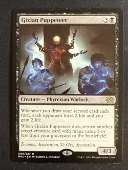 1x Gixian Puppeteer (099) The Brother's War LP MTG Magic the Gathering x1 MKE - Image 1