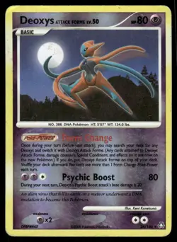 Pokemon Cards Deoxys Attack Forme 24/146 Reverse Holo Legends Awakened Rare MP - Image 1