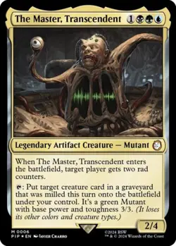 ~ The Master, Transcendent ~ NM Foil ~ UB: Fallout ~ MTG ~ - Image 1