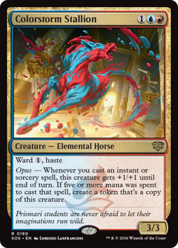 Colorstorm Stallion - 180 - SOS - Near Mint - MTG - Image 1