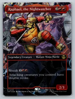 Raphael, the Nightwatcher (Borderless) Teenage Mutant Ninja Turtles Foil - Image 1